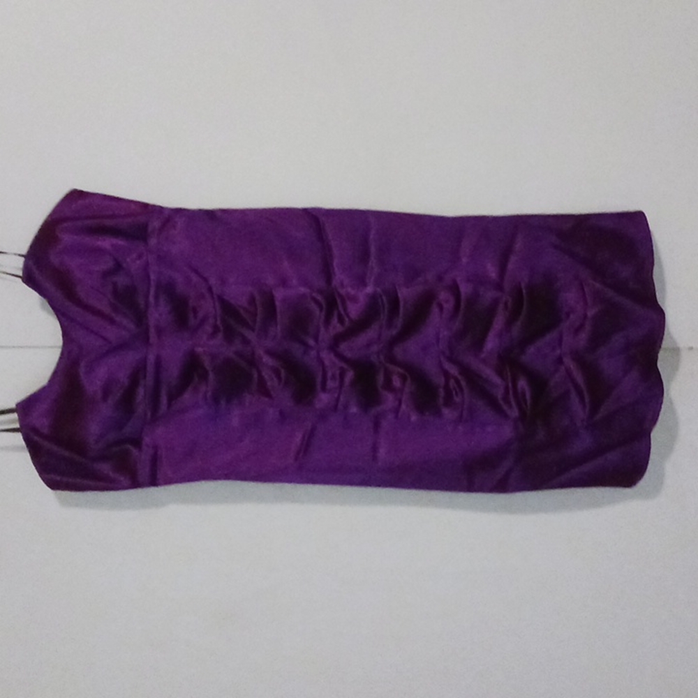 Purple formal dress
